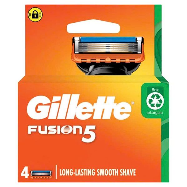 Bộ 4 lưỡi dao cạo thay thế Gillette Fusion
