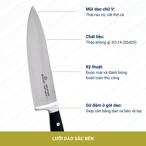 Dao đầu bếp Benchusch 7 inch