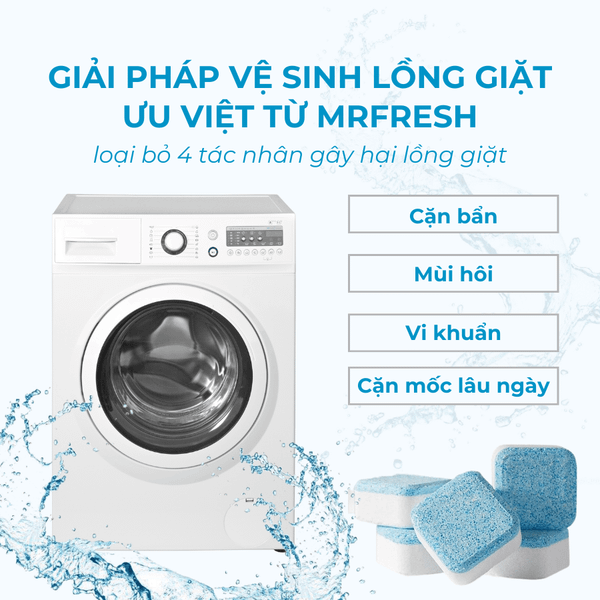 Viên tẩy lồng máy giặt Mr. Fresh