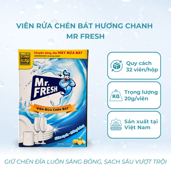 Viên rửa chén 20g Mr. Fresh