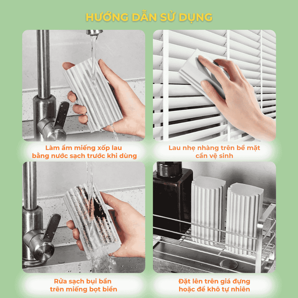 Miếng xốp lau bụi Damp Duster Scrub Daddy