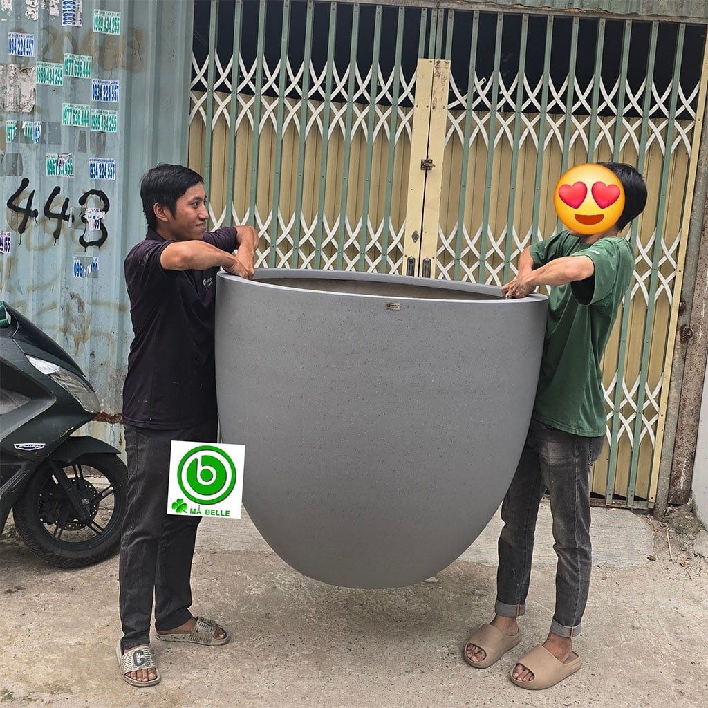 chậu composite miệng 110