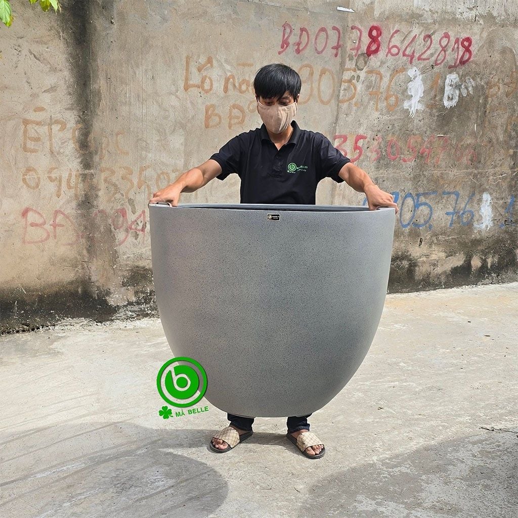 chậu composite miệng 90