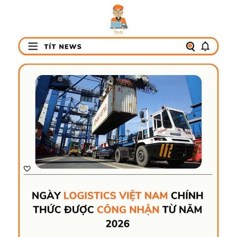 🪷 VIỆT NAM CHÍNH THỨC CÔNG NHẬN NGÀY 6/5 LÀ “NGÀY LOGISTICS VIỆT NAM” 🚛📦