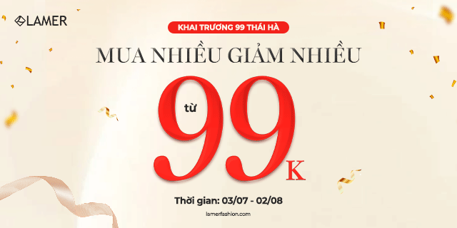 TƯNG BỪNG KHAI TRƯƠNG LAMER FASHION 99 THÁI HÀ