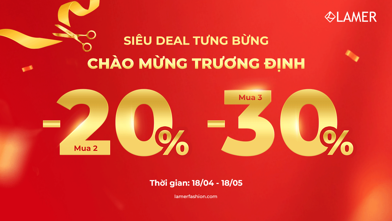 LAMER FASHION KHAI TRƯƠNG SHOWROOM MỚI TẠI 770 TRƯƠNG ĐỊNH