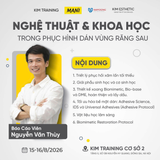 MỞ ĐƠN ĐĂNG KÝ | NGHỆ THUẬT & KHOA HỌC TRONG PHỤC HÌNH DÁN VÙNG RĂNG SAU