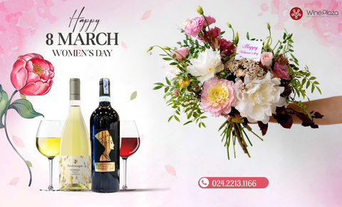 Lựa chọn rượu vang làm quà tặng 8/3