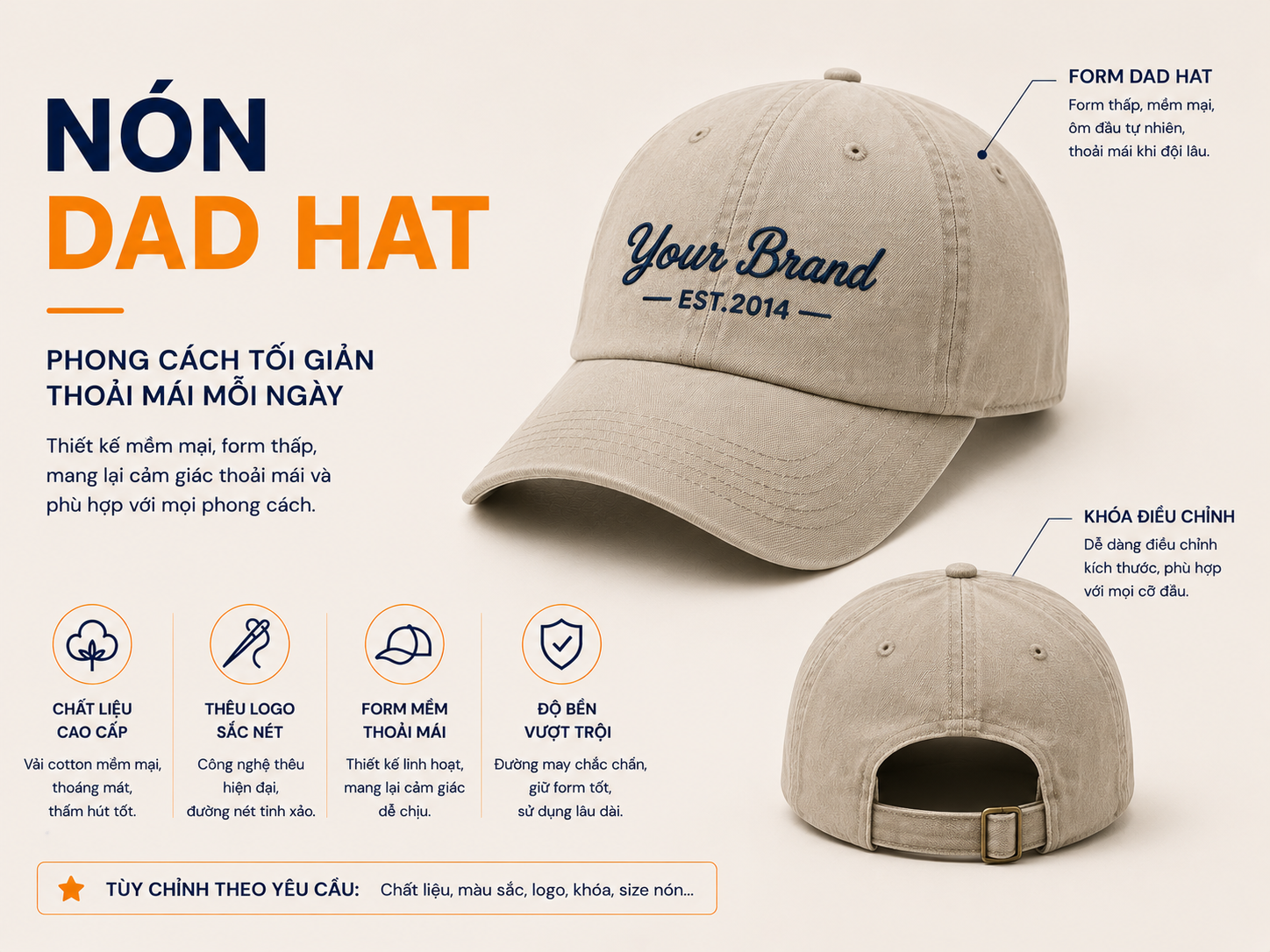 Nón Dad Hat