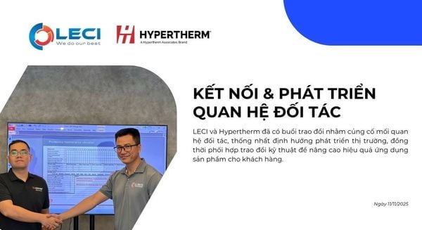 Kết nối & phát triển quan hệ đối tác giữa HYPERTHERM và LECI