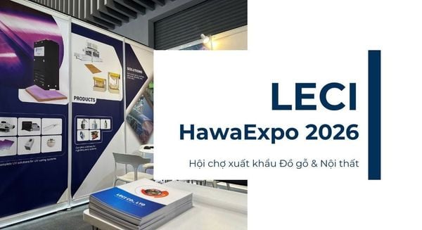 LECI tại HAWA Expo - Giải pháp công nghệ cho ngành chế biến gỗ