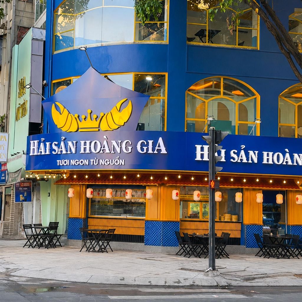 HẢI SẢN HOÀNG GIA QUẬN 1: DANH SÁCH CHI NHÁNH, MENU VÀ BẢNG GIÁ