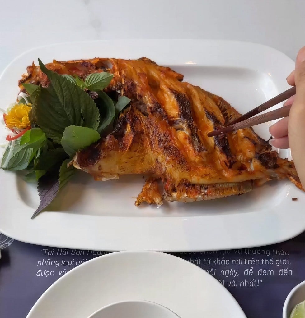 Cá bò giáp nướng muối ớt