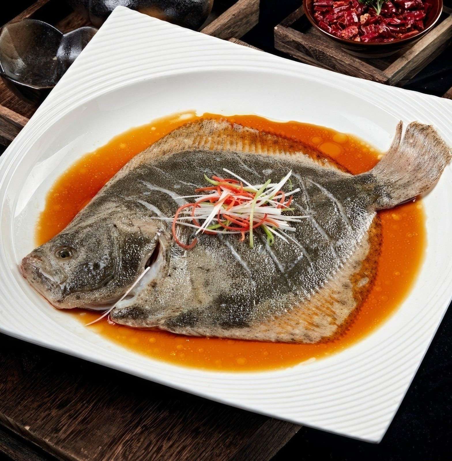 C&aacute; bơn sao H&agrave;n Quốc hấp Hồng K&ocirc;ng