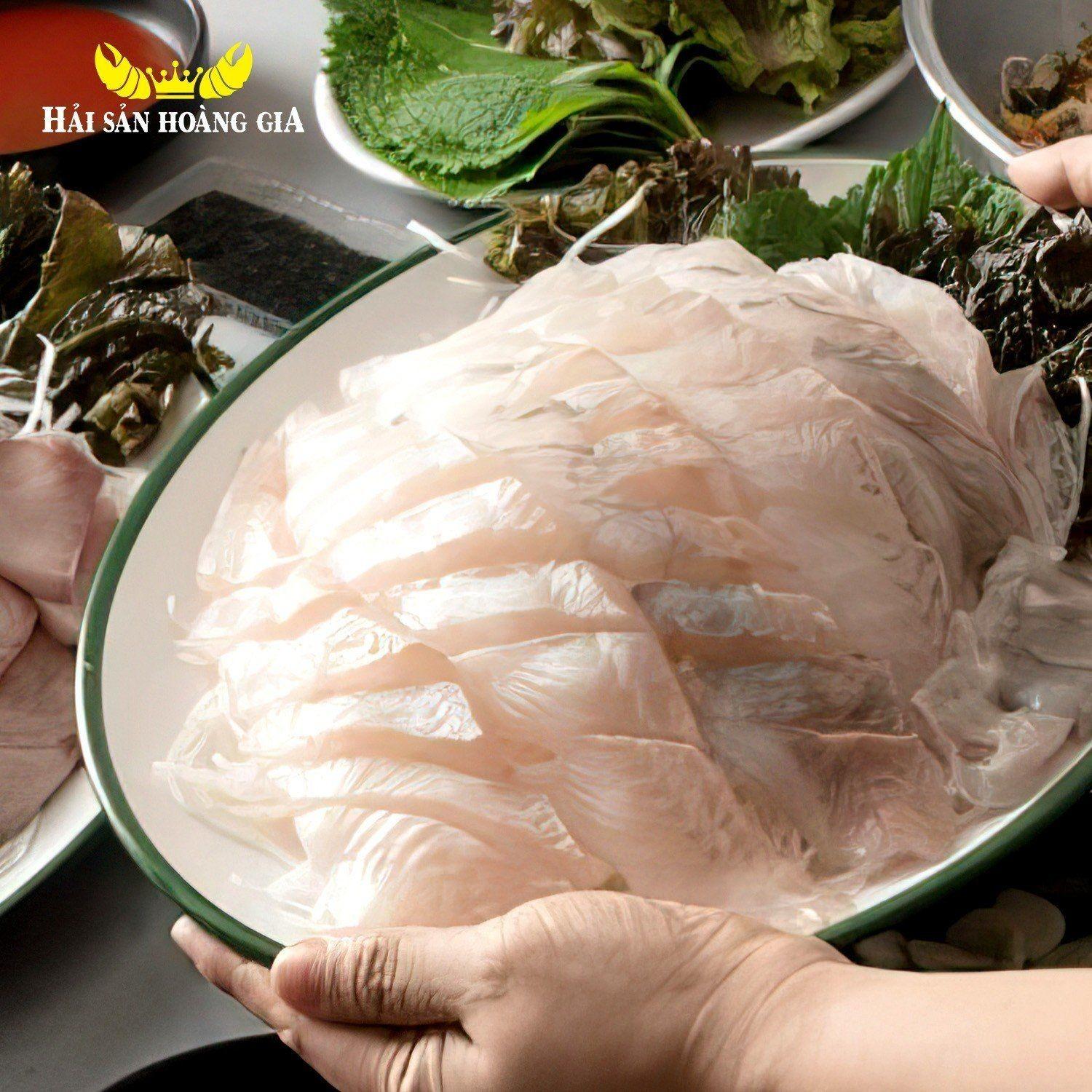 Sashimi C&aacute; bơn h&agrave;n quốc