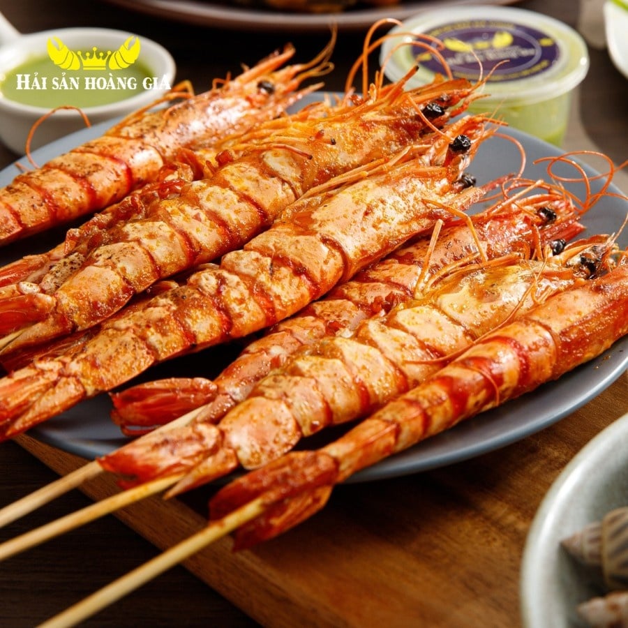 Tôm Sú Nướng Muối Ớt