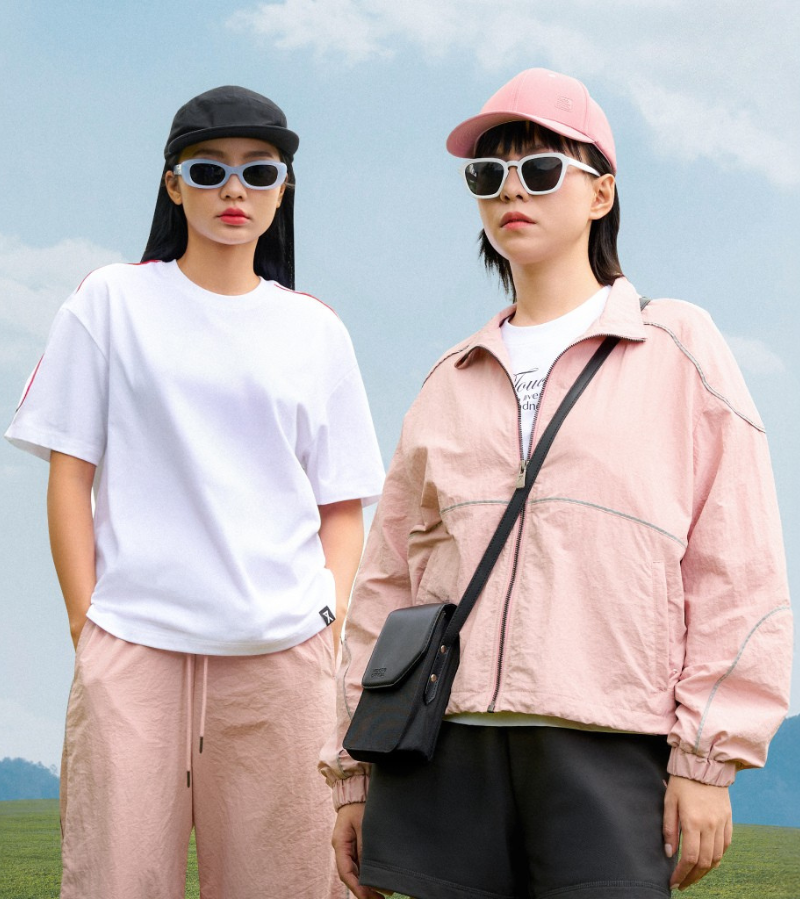 Áo Khoác Dù Glow Line