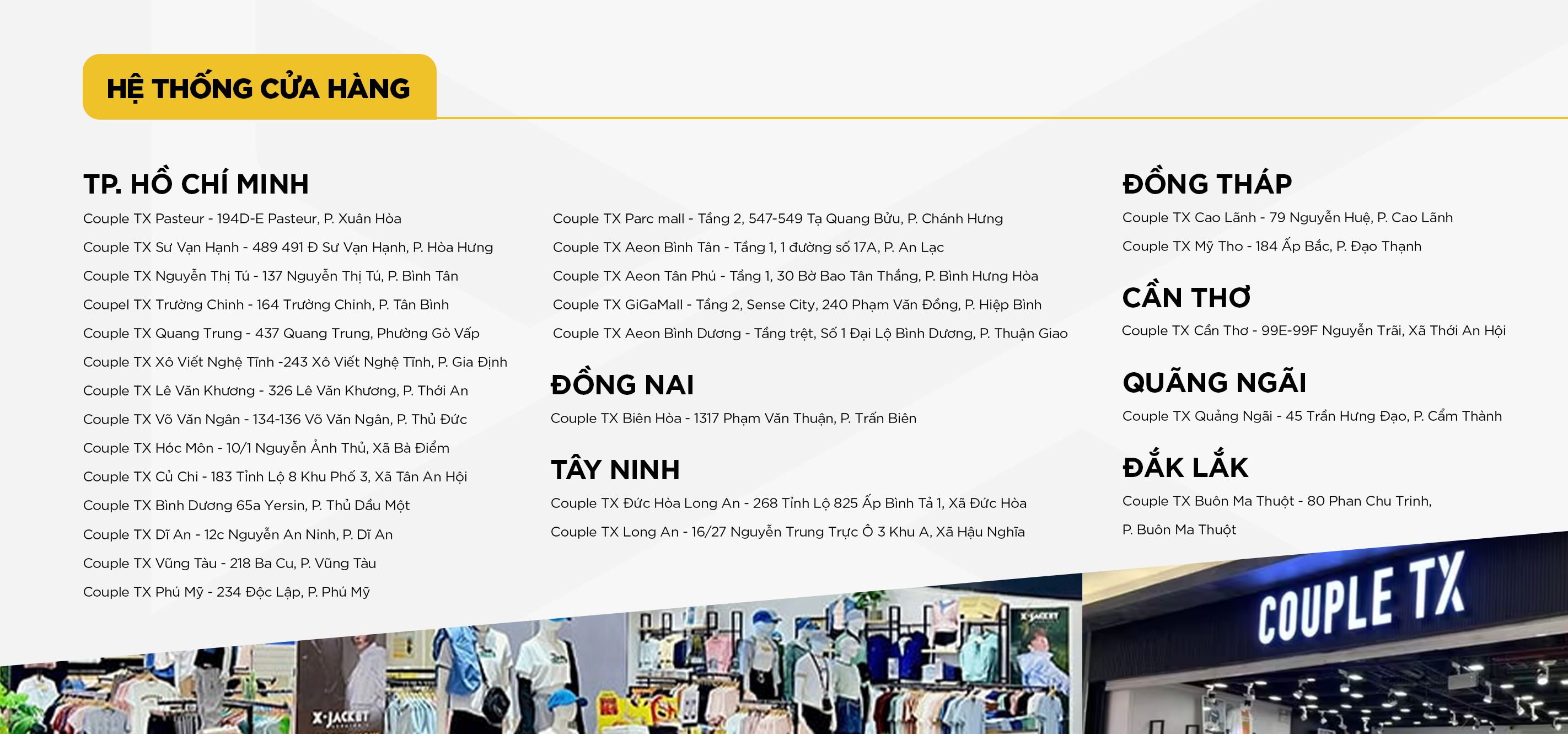 Hệ thống cửa hàng