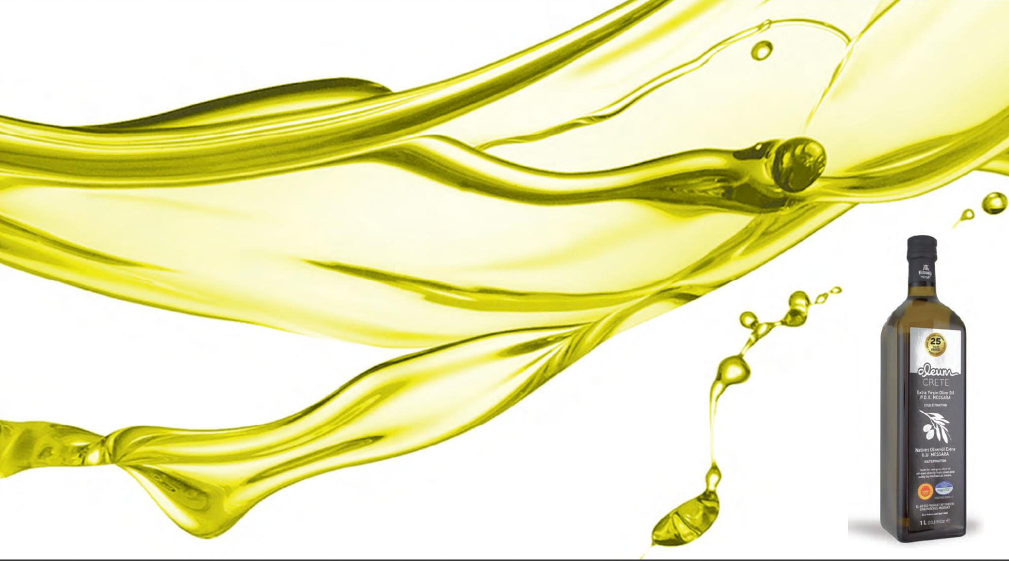 Sản phẩm dầu Oilu&nbsp;Oleum Crete được làm từ những hạt Oliu ngon nhất thế giới