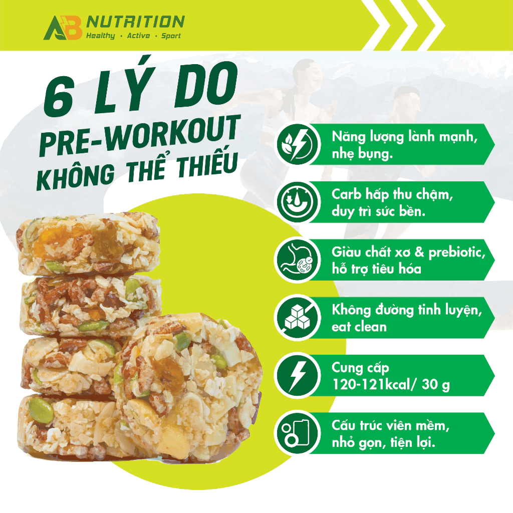 Túi ngũ Cốc Granola Bite 30g: Năng Lượng Sạch Dạng Viên Mềm