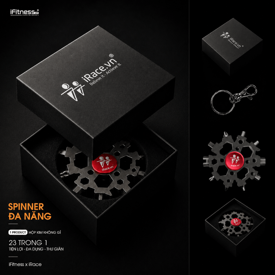 Con Quay Đa Năng Spinner iRace Kiêm Cờ Lê Bông Tuyết 23 Trong 1