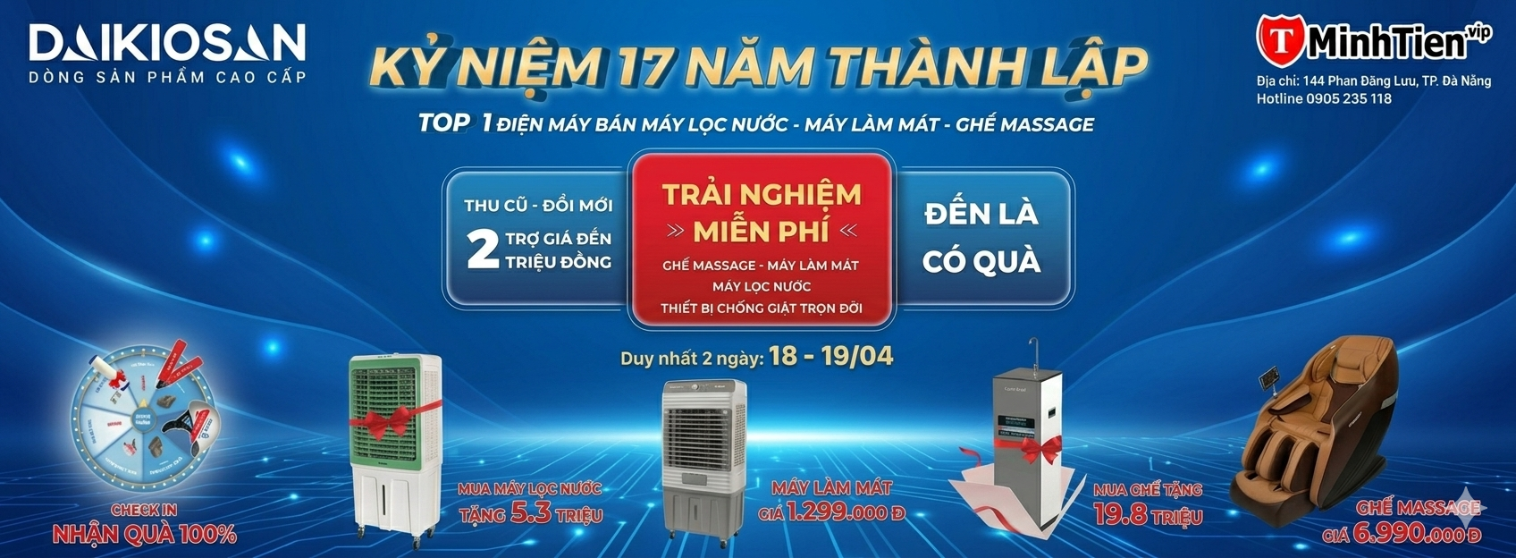TƯNG BỪNG KỶ NIỆM 17 NĂM THÀNH LẬP CÔNG TY MINH TIẾN