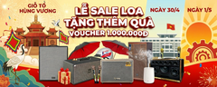 Lễ Sale Loa + Tặng thêm Quà + Voucher 1.000.000đ