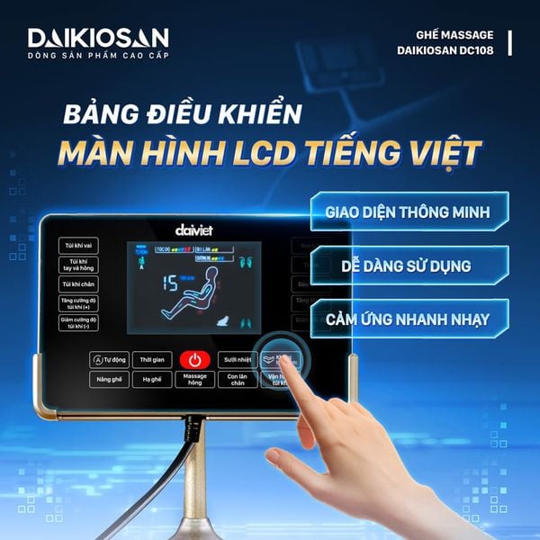 Ghế massage Daikiosan DC108 Đà Nẵng