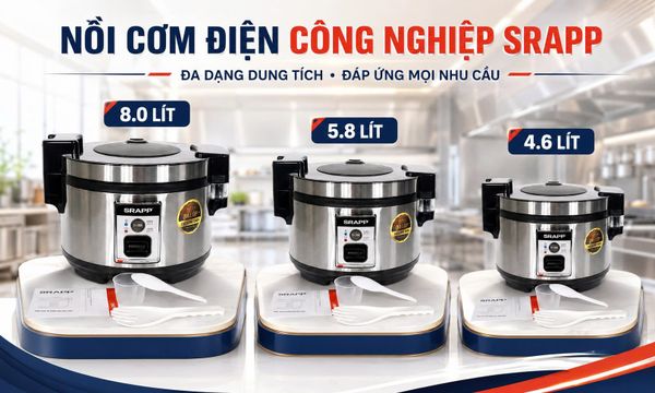Nồi Cơm Điện Công Nghiệp SRAPP Đà Nẵng
