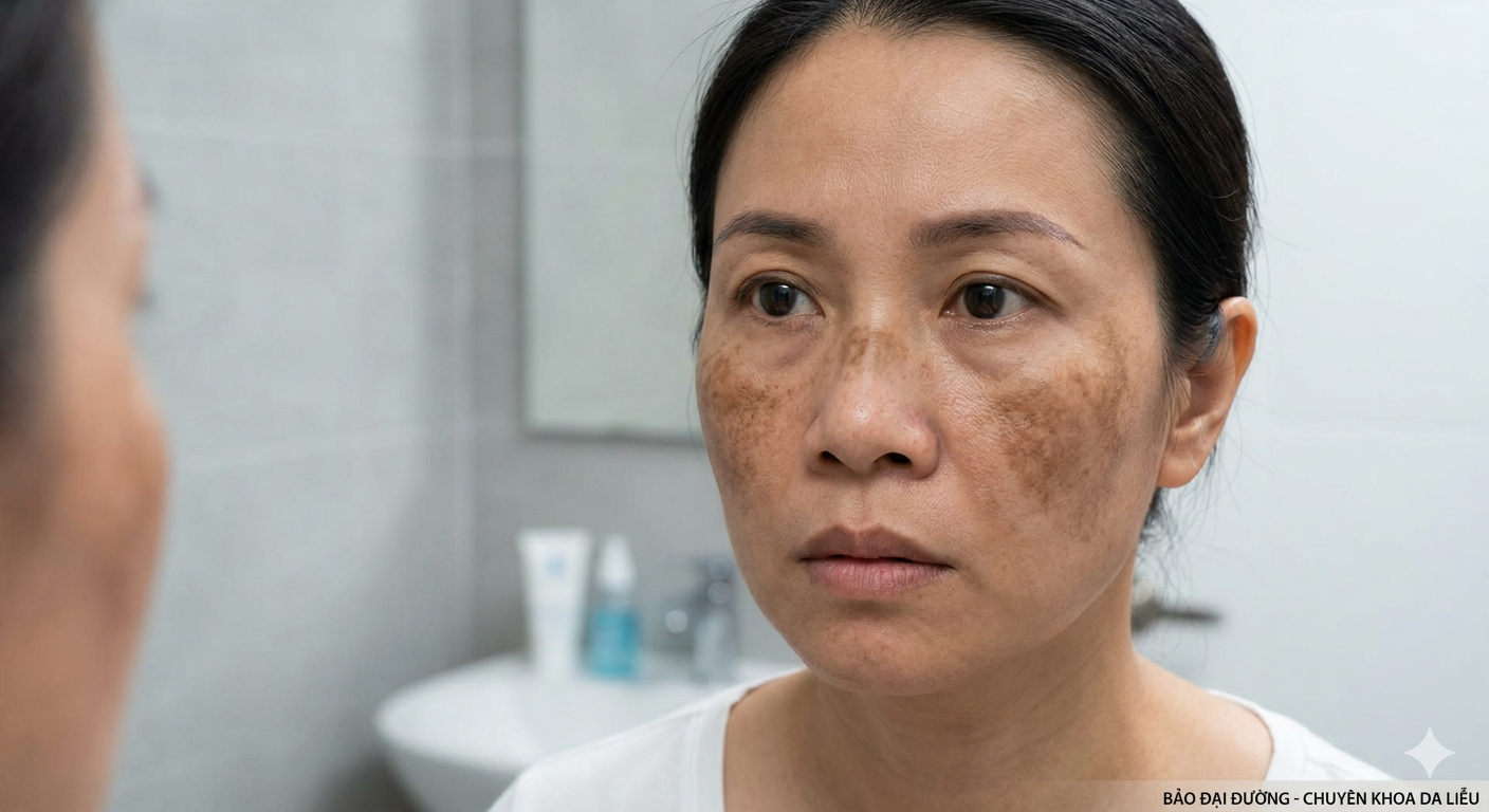 Nám da ở phụ nữ sau 35 tuổi: Góc nhìn Đông y và hướng điều trị từ gốc