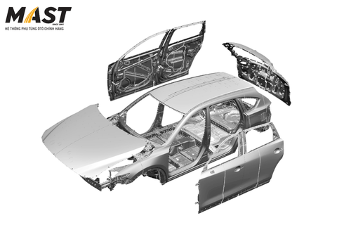 Phụ tùng thân vỏ ô tô gồm những gì? Vai trò và Phân loại