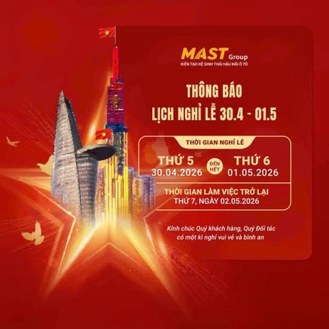 THÔNG BÁO NGHỈ LỄ 30/4 – 1/5