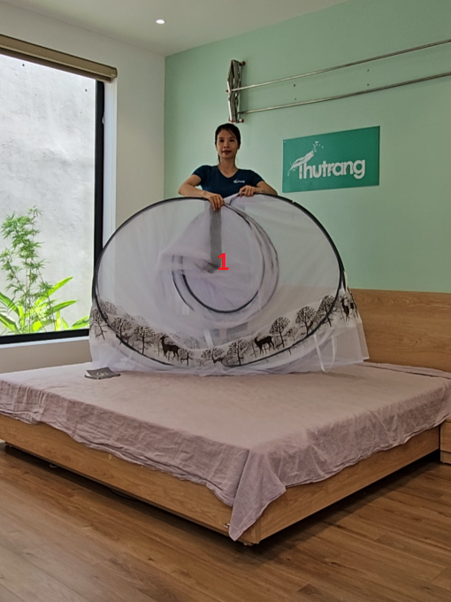 Hướng Dẫn Gấp/ Mở Màn Chụp Tự Bung Đỉnh Vuông/ Đỉnh Rộng