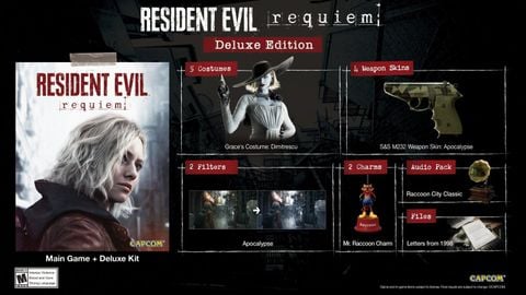 Capcom công bố chi tiết quà tặng đặt trước và các phiên bản Deluxe của Resident Evil Requiem