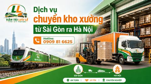 Dịch vụ chuyển kho xưởng từ Sài Gòn ra Hà Nội