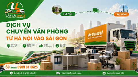 Dịch vụ chuyển văn phòng từ Hà Nội vào Sài Gòn | Vận Tải Lưu Lê