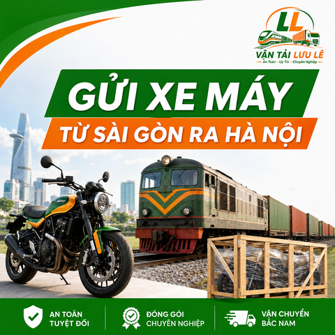 Gửi xe máy từ Sài Gòn ra Hà Nội an toàn, nhanh chóng, giá rẻ