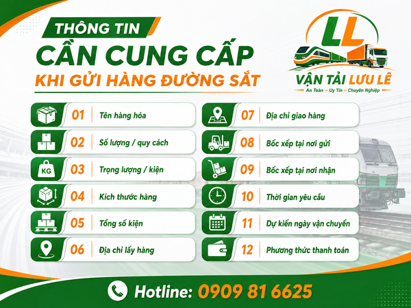 vận chuyển đường sắt
