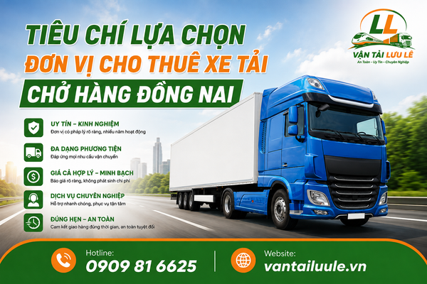 xe tải chở hàng đồng nai