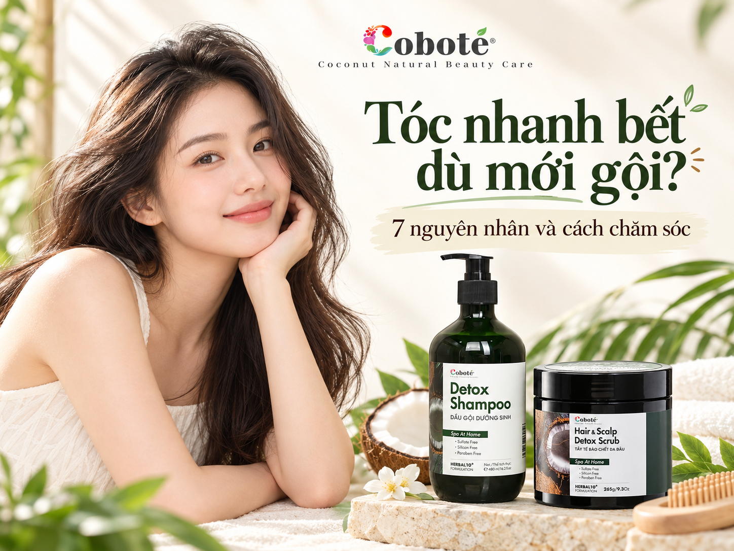 Tóc nhanh bết dù mới gội? 7 nguyên nhân thường gặp và cách chăm sóc