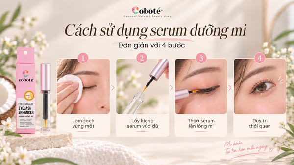 Cách sử dụng serum dưỡng mi