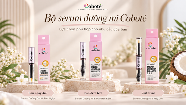 Bộ serum dưỡng mi Coboté