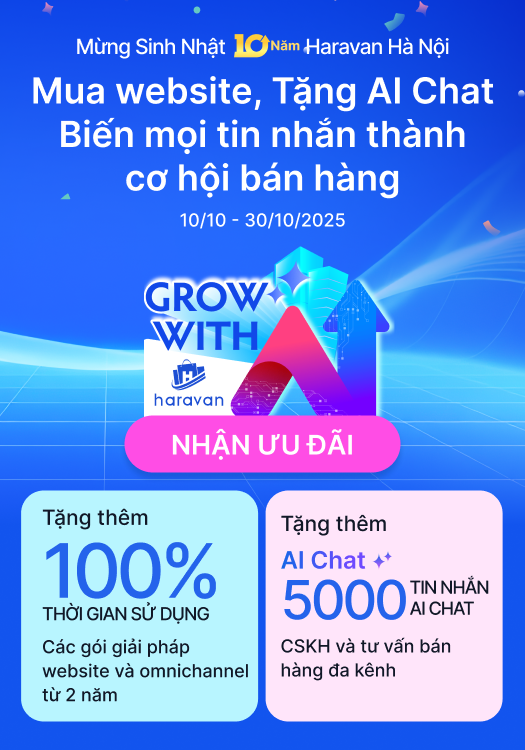 Mừng sinh nhật Haravan Hà Nội 10 năm