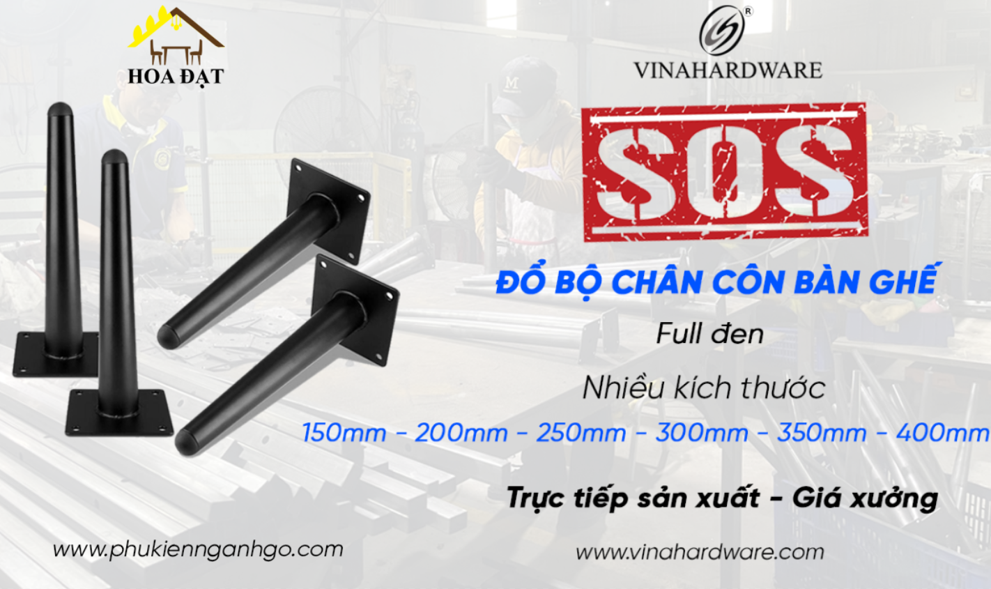 Mua Chân Côn (Tóp Đầu Ống) - Giá Xưởng Sản Xuất - 10cm - 15cm – 20cm – 25cm – 30cm - Sofa, Đồ Nội Thất, Bàn Ghế, Giường Tủ, Giá Kệ