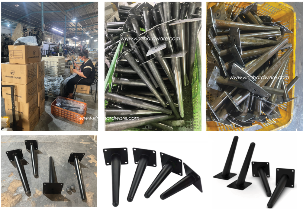 Quy Trình Gia Công Chân Côn Bàn Ghế, Ống Côn Sofa Chất Lượng Cao | Đơn Vị Trực Tiếp Sản Xuất Chân Ống Côn Hàng Đầu