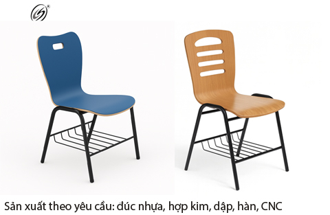 Khung Ghế Học Sinh Có Ngăn Lưới Vinahardware