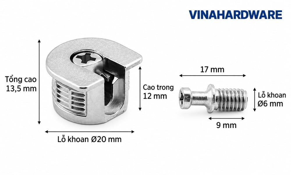 Chốt đỡ kệ