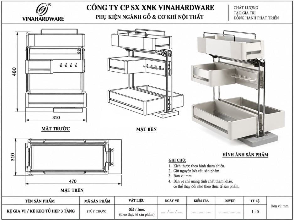 Giá để chai lọ tẩy rửa