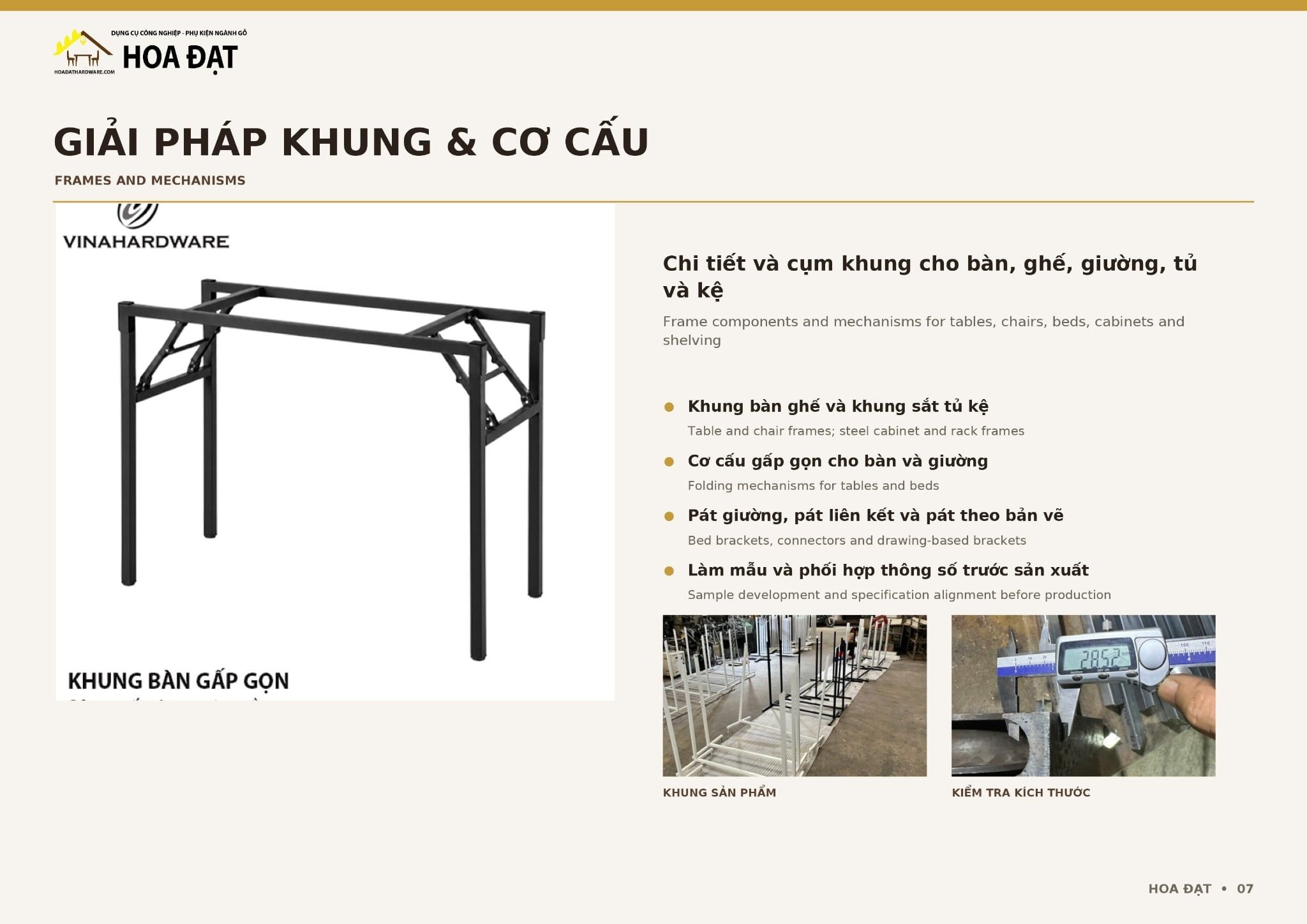 Hoa Đạt Hardware hồ sơ năng lực