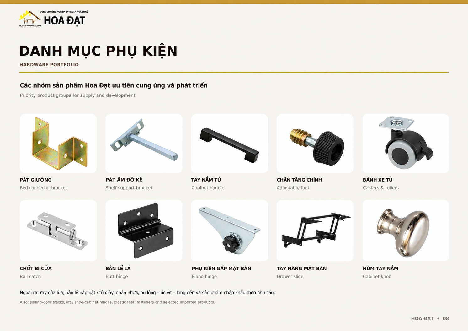 Năng lực sản xuất Hoa Đạt